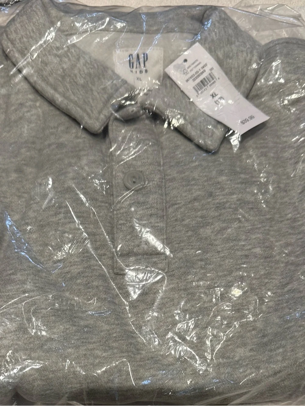 GAP Boy’s Light Grey Polo Shirt